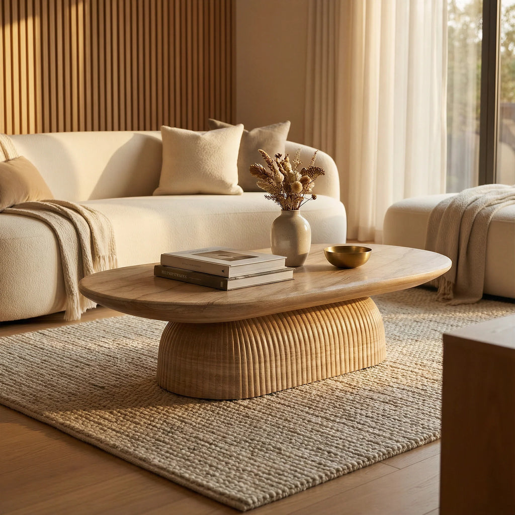 Maddox 55" Pill Coffee Table