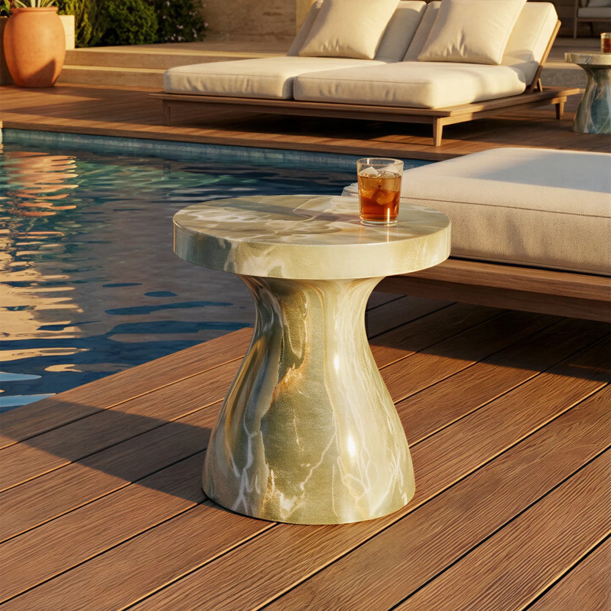 Monia End Table