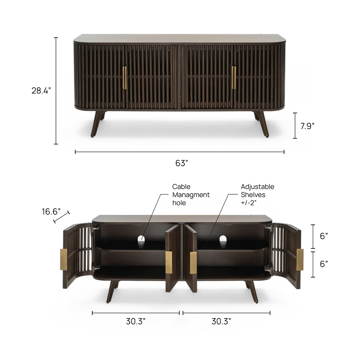 Sierra 63" Sideboard